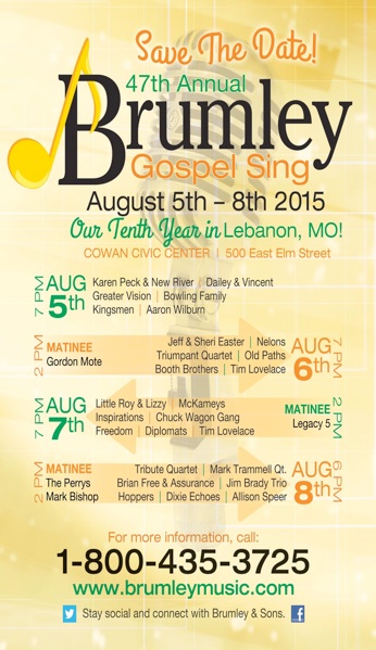 47th Annual Brumley Gospel Sing