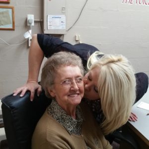 Vonda Easley and her mom, Margaret Turner