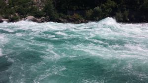 rushing water