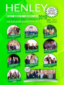 Henley Christian Music Festival. Torchmen 50th Anniversary. Greater Vision)
