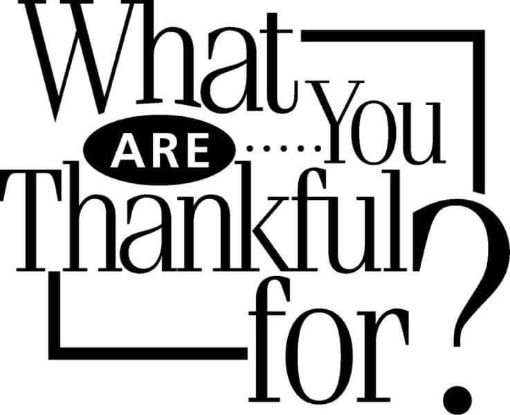 Thanksgiving, Thankful
